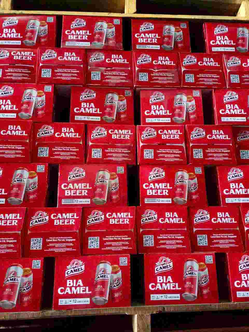 Camel premium beer 4.9% (red label) 320mlx24  bottles/carton